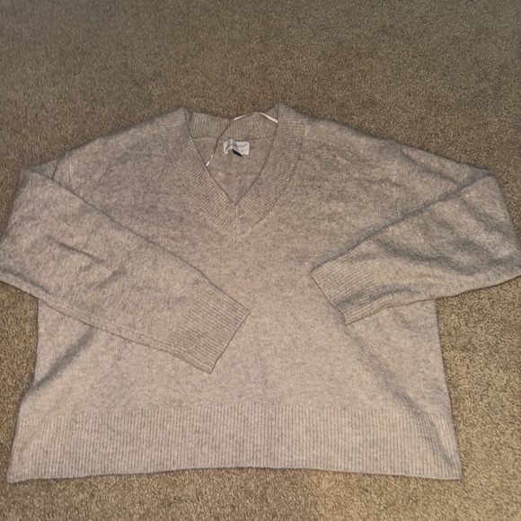 Universal Thread Sweaters - Universal Thread Soft V-Neck Sweater in tan
